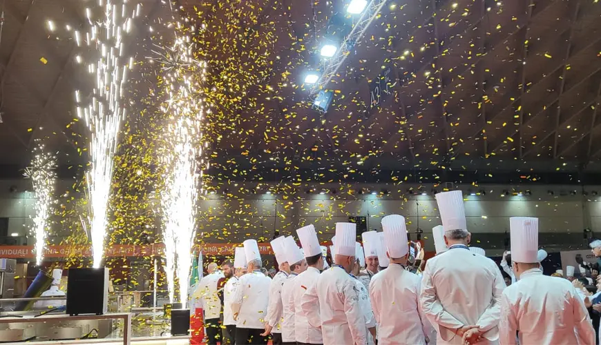 Lancio coriandoli premiazione air blaster