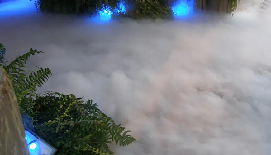 Effetto fumo, nebbia e fumo basso