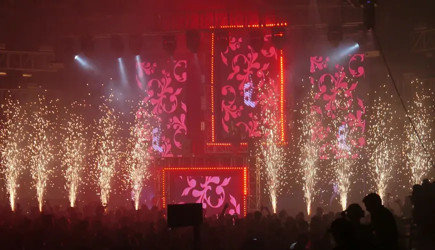 Effetti pirotecnici da palco