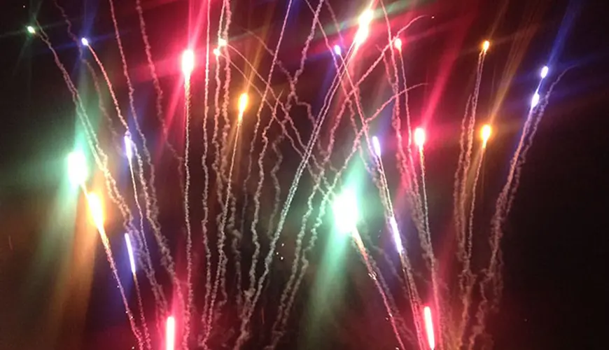 Effetti pirotecnici da palco