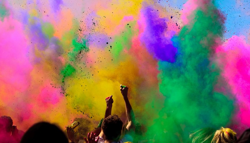 Holi party - Festa dei colori - polveri colorate