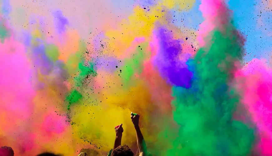 Holi party - Festa dei colori - polveri colorate