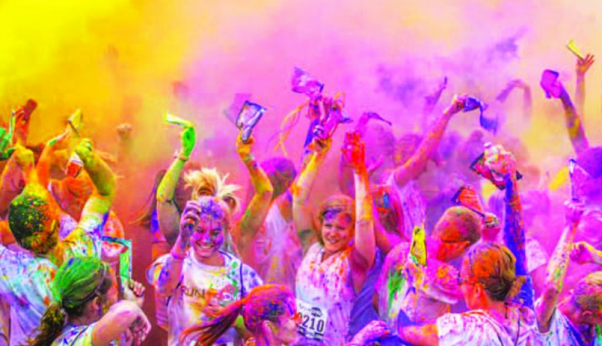 Holi party - Festa dei colori - polveri colorate