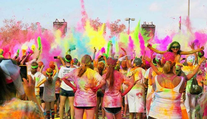 Holi party - Festa dei colori - polveri colorate