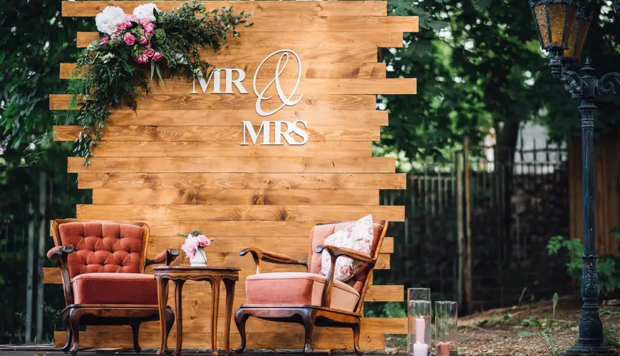 Fondale in legno per foto