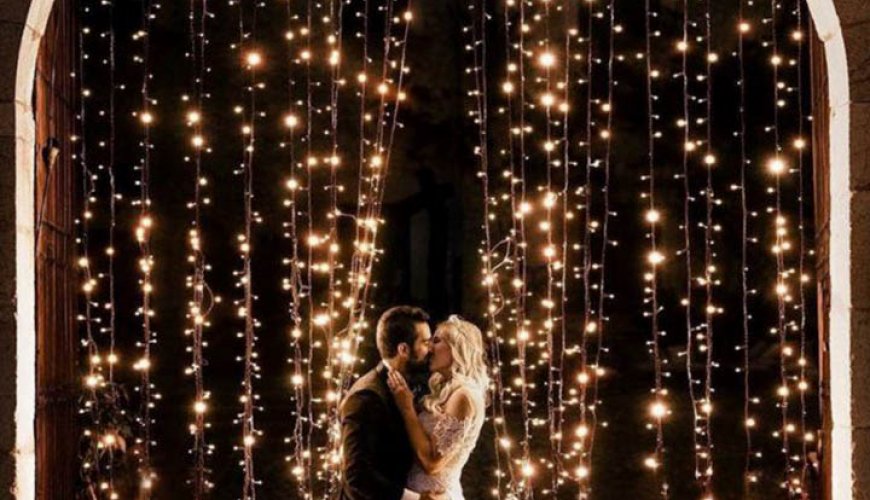 Tenda di luci su arco Tenda di luci su arco