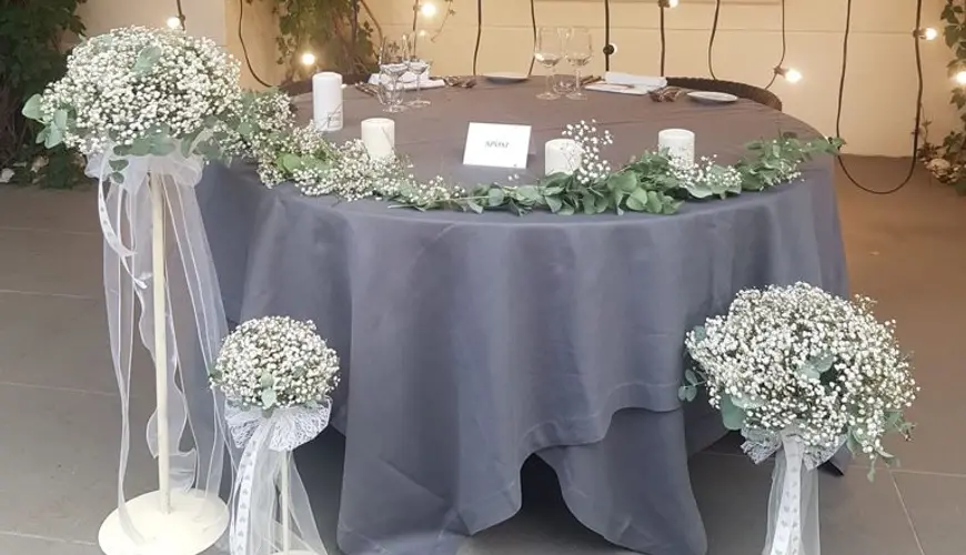 Fondale con tenda di lampadine