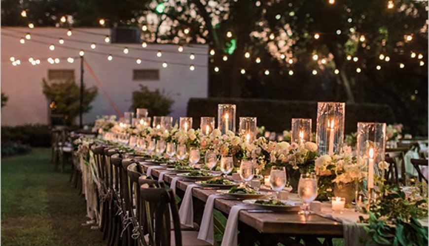 Catene luminose wedding