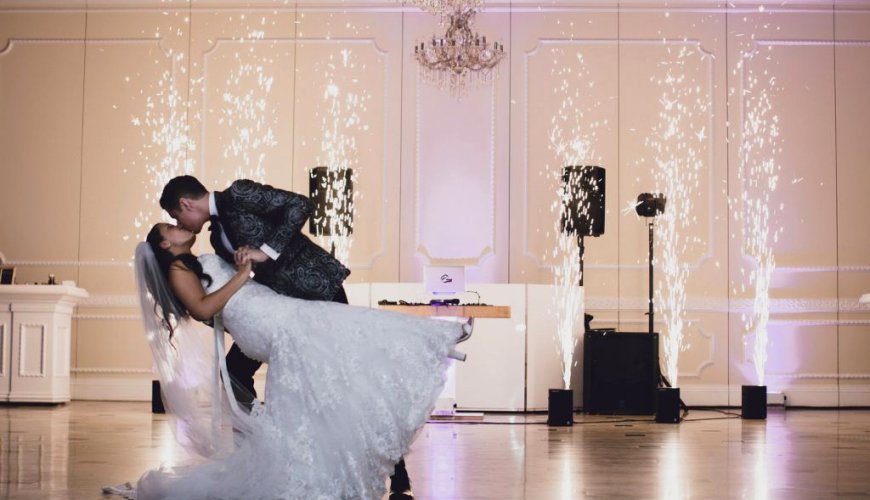 Fontane di scintille per matrimoni