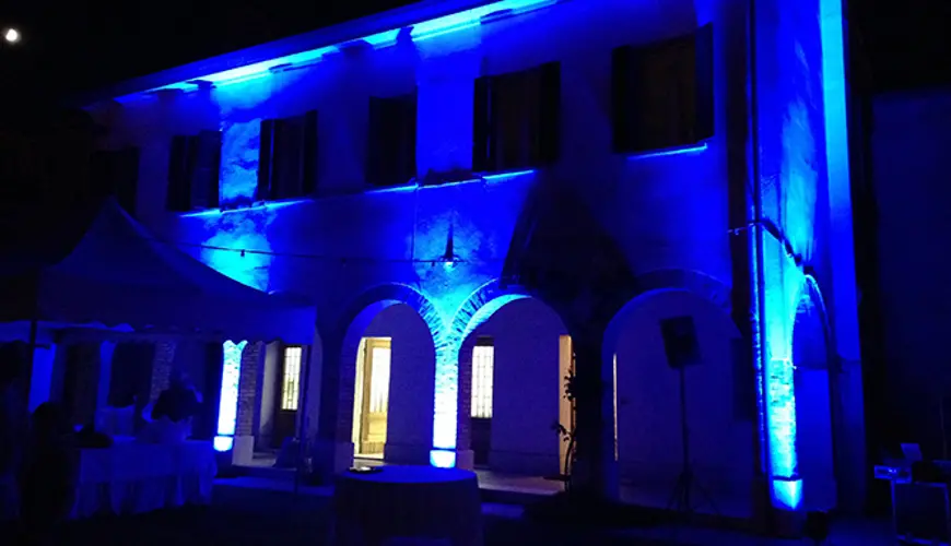 Illuminazione architetturale per cerimonie