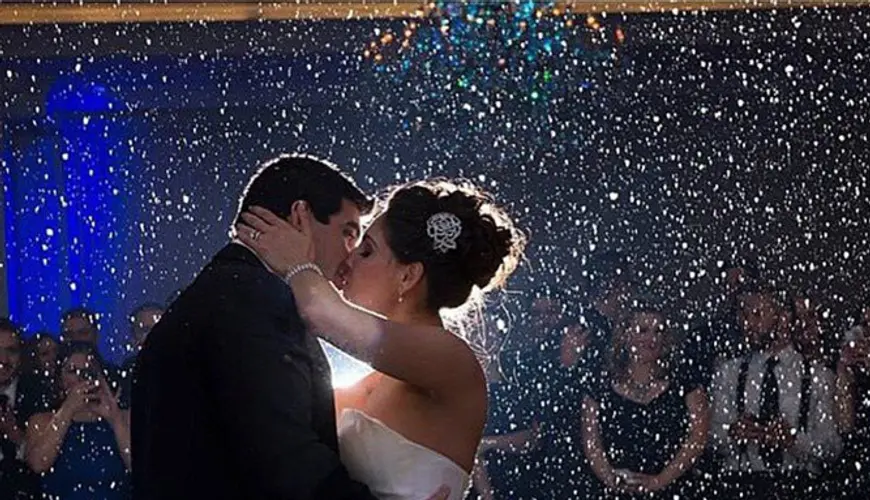 Nevicata per matrimonio