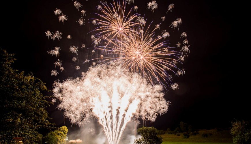 Spettacoli pirotecnici aerei e fuochi d'artificio