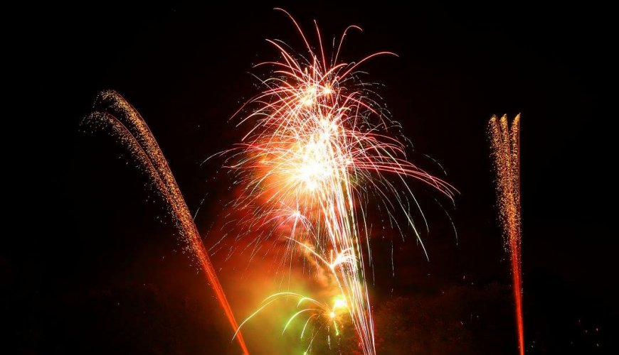 Spettacoli pirotecnici aerei e fuochi d'artificio