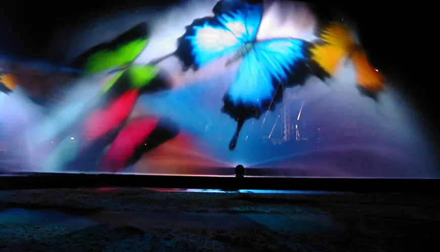 Schermo d'acqua nebulizzata Schermo d'acqua nebulizzata