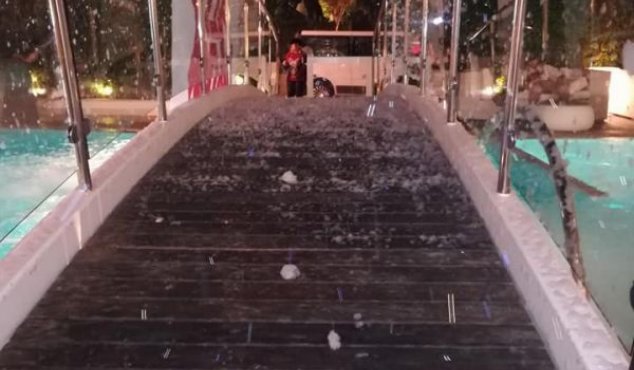 Proiezioni nevicata artificiale