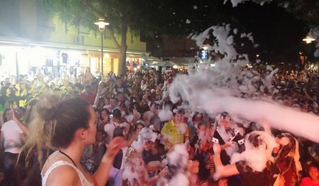 Street fest e schiuma party