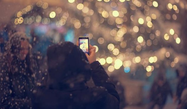 E' Natale a Mombaroccio - nevicata